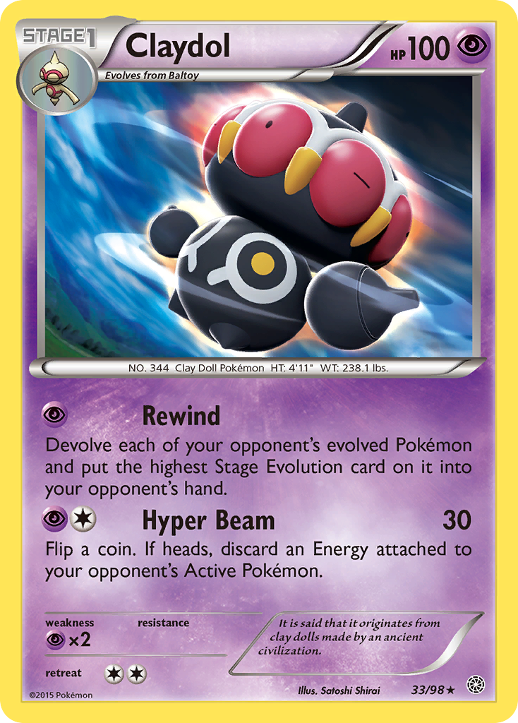 Ancient Origins Claydol #33/98